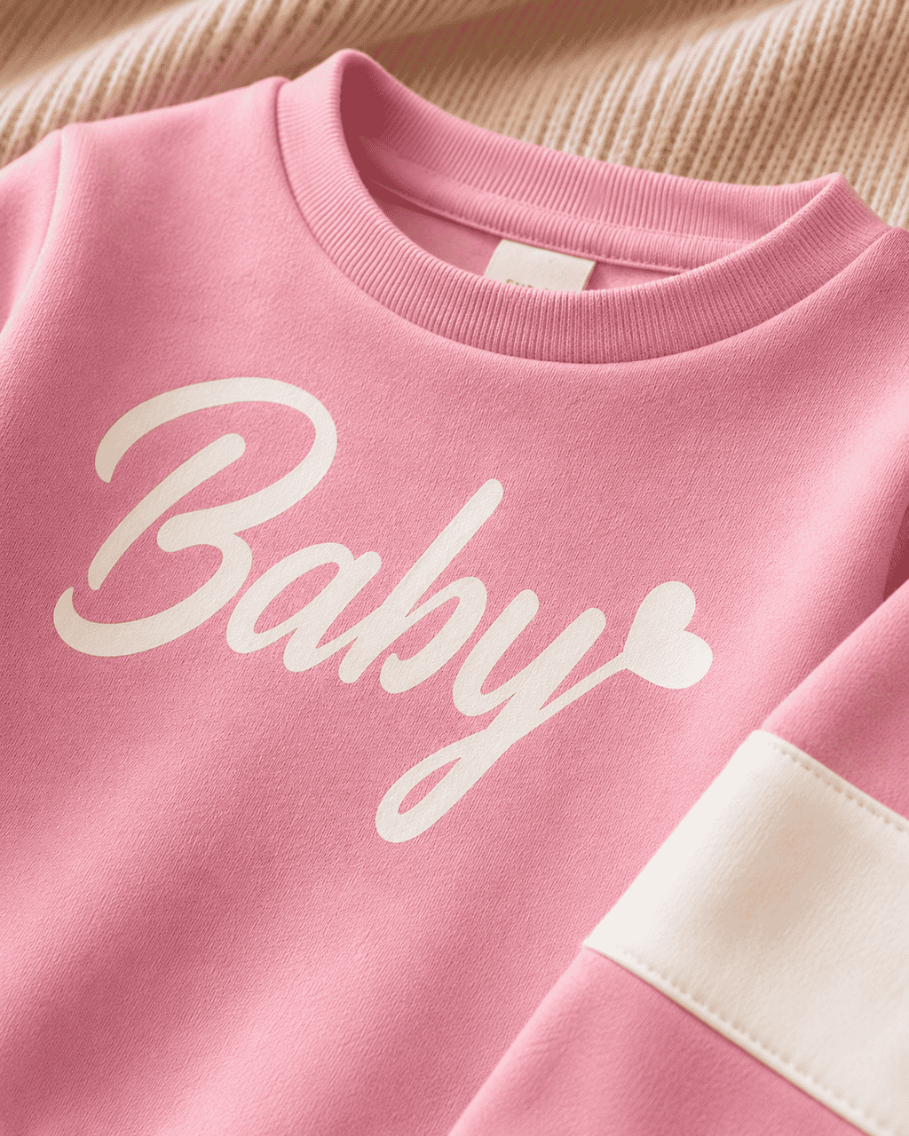 Plush Fleece Shirt & Trouser - Baby in Pink