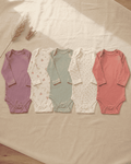 Primark Pink & Mint Essentials – 5 Full-Sleeve Bodysuits