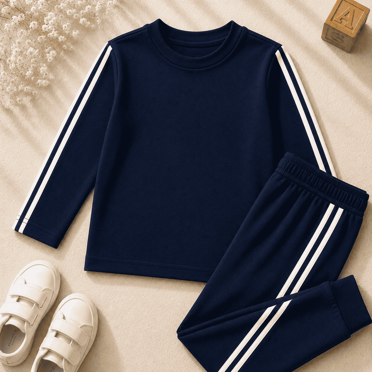Plush- Girls Relaxed Fit Co-Ord in Black