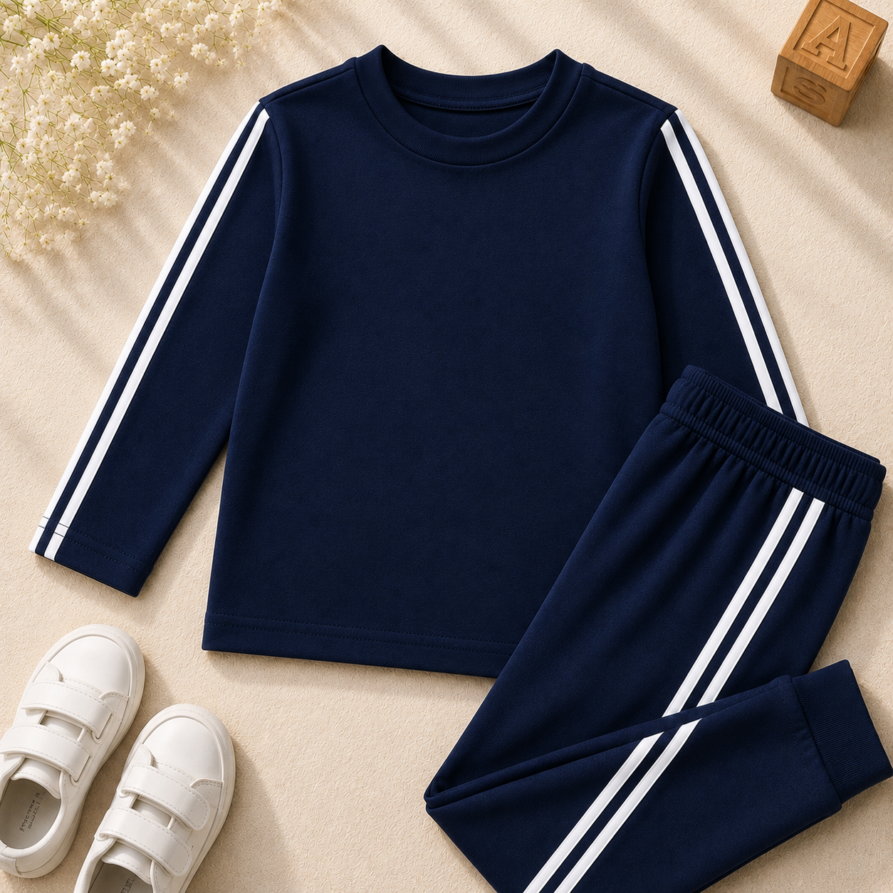 Plush- Girls Relaxed Fit Co-Ord in Black
