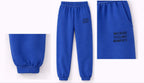 Girls blue weekend t-shirt and jogger set for summer
