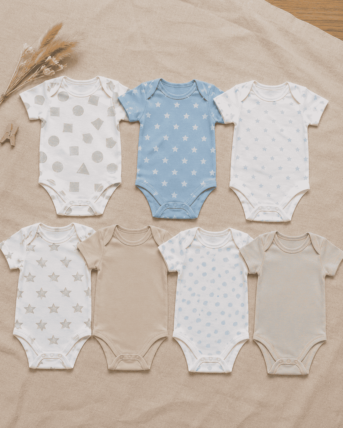 Starlight Pack of 7 Body Suits