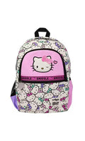 Hello Kitty bow print white backpack