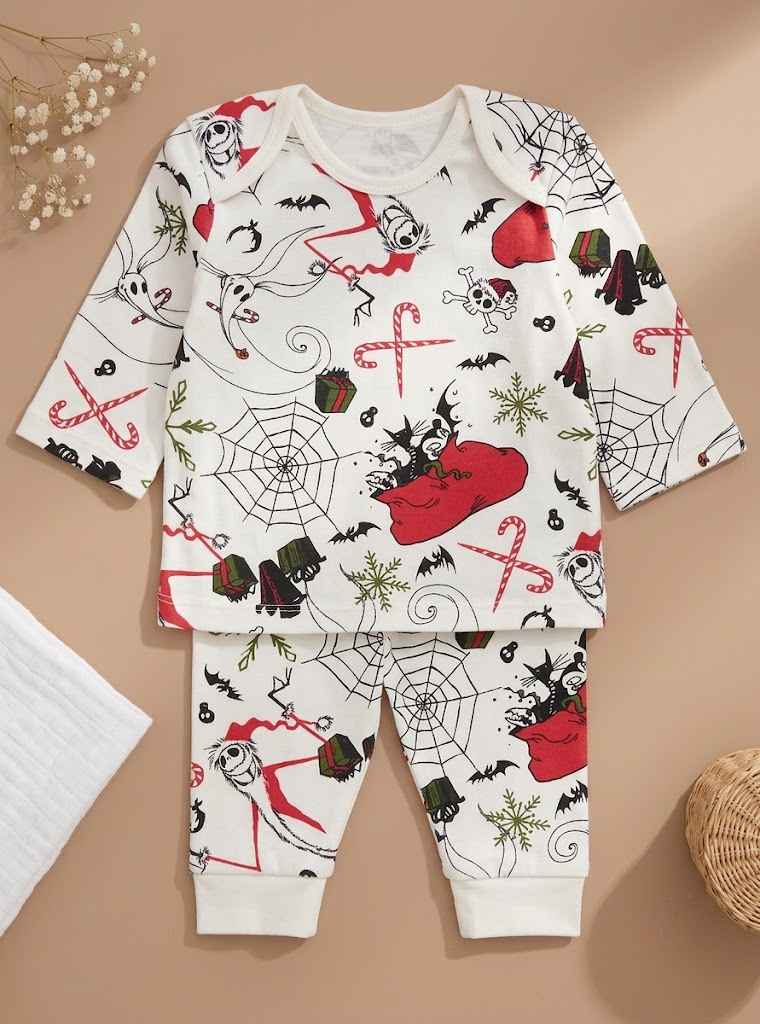 George Baby Disney Nightmare Print Pyjama Set | Long Sleeve Cotton