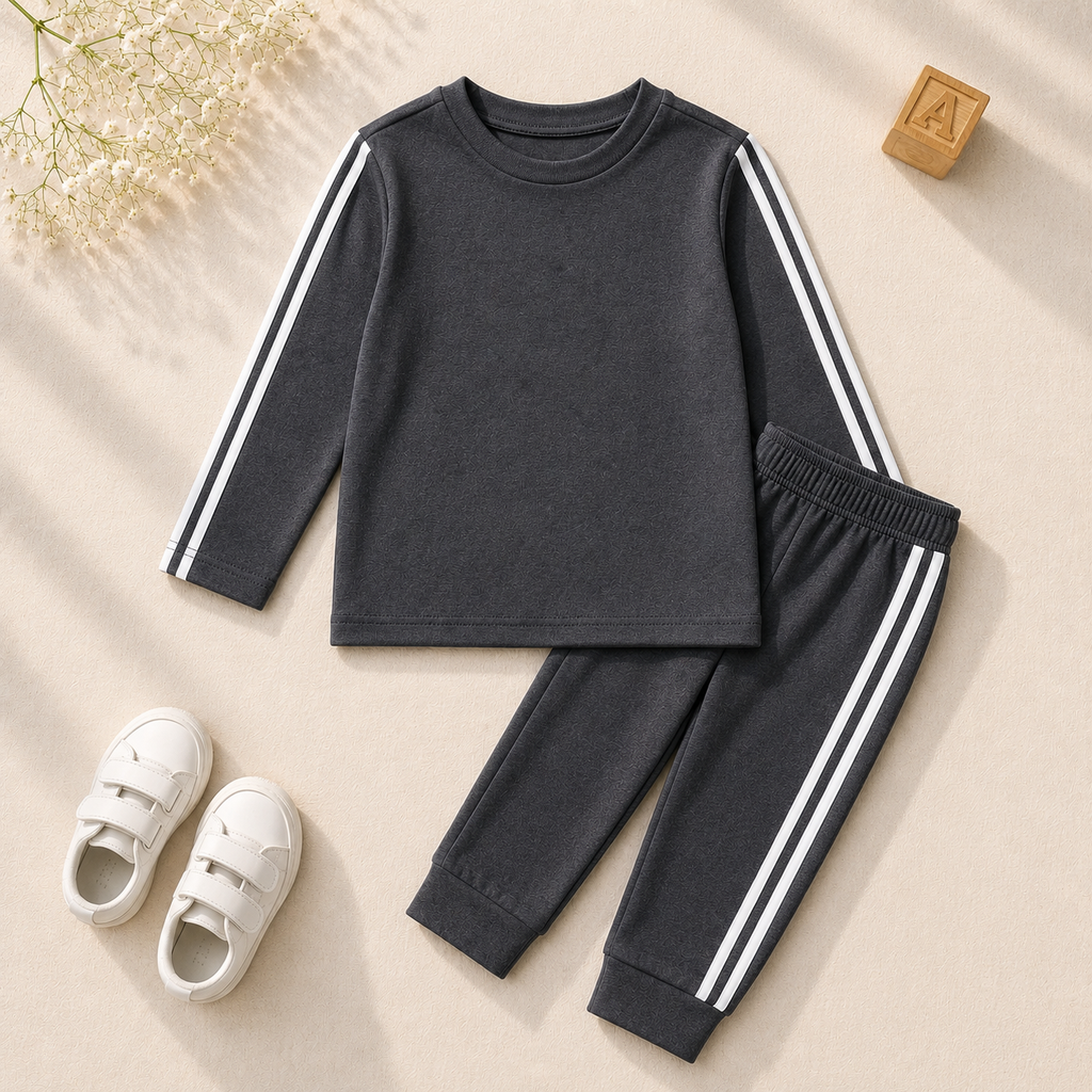 Plush- Girls Relaxed Fit Co-Ord in Black