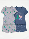 Peppa Pig George Pig Star Short Pajamas 2 Pack