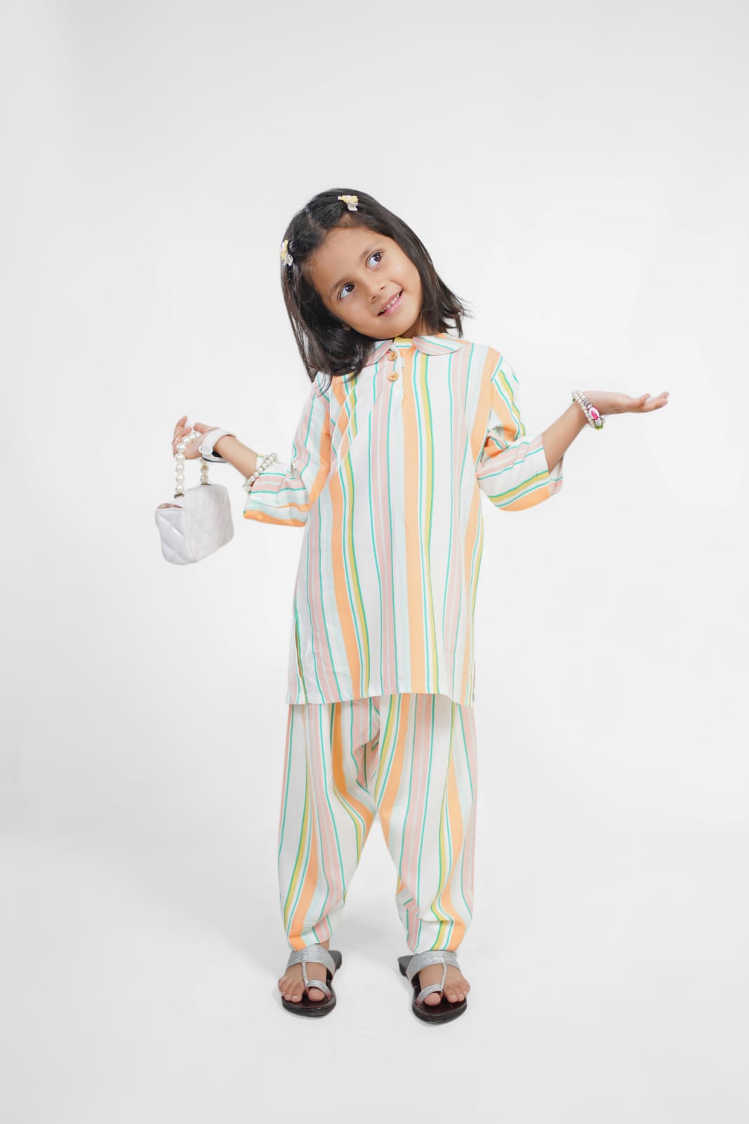 GIRLS SHIRT TROUSER SET