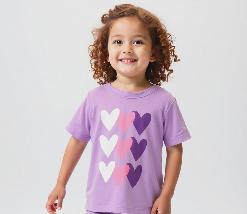 Plush-Premium Basics Casual Wear P/J Set Purple