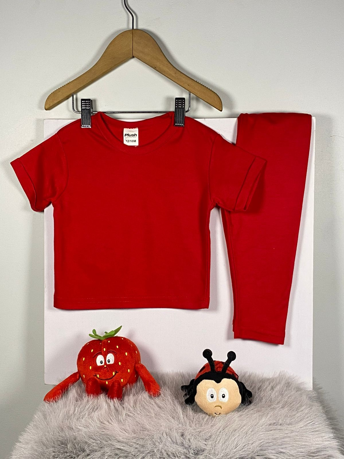 Plush- Everyday Co-ord Set in Red