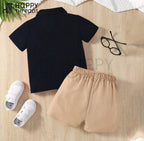 Shirt and Short Set - Blue Polo