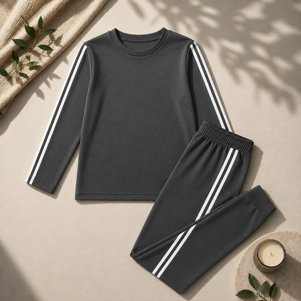 Plush- Girls Relaxed Fit Co-Ord in Black