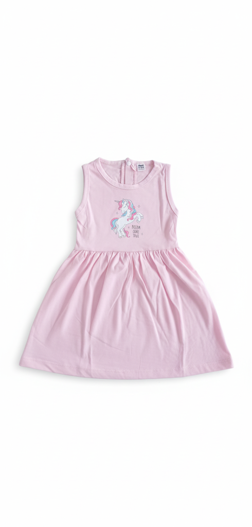 PLUSH-Summer Dress - Unicorn in Pink