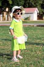 PLUSH-Polo Frock - Green