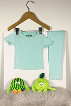 Plush- Everyday Co-ord Set in Pastel Green