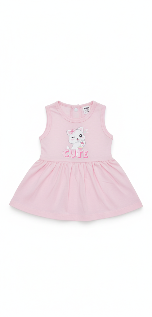 PLUSH-Summer Dress - Cute in Pink