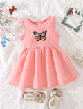 PLUSH-Summer Dress - Butterfly in Light Pink