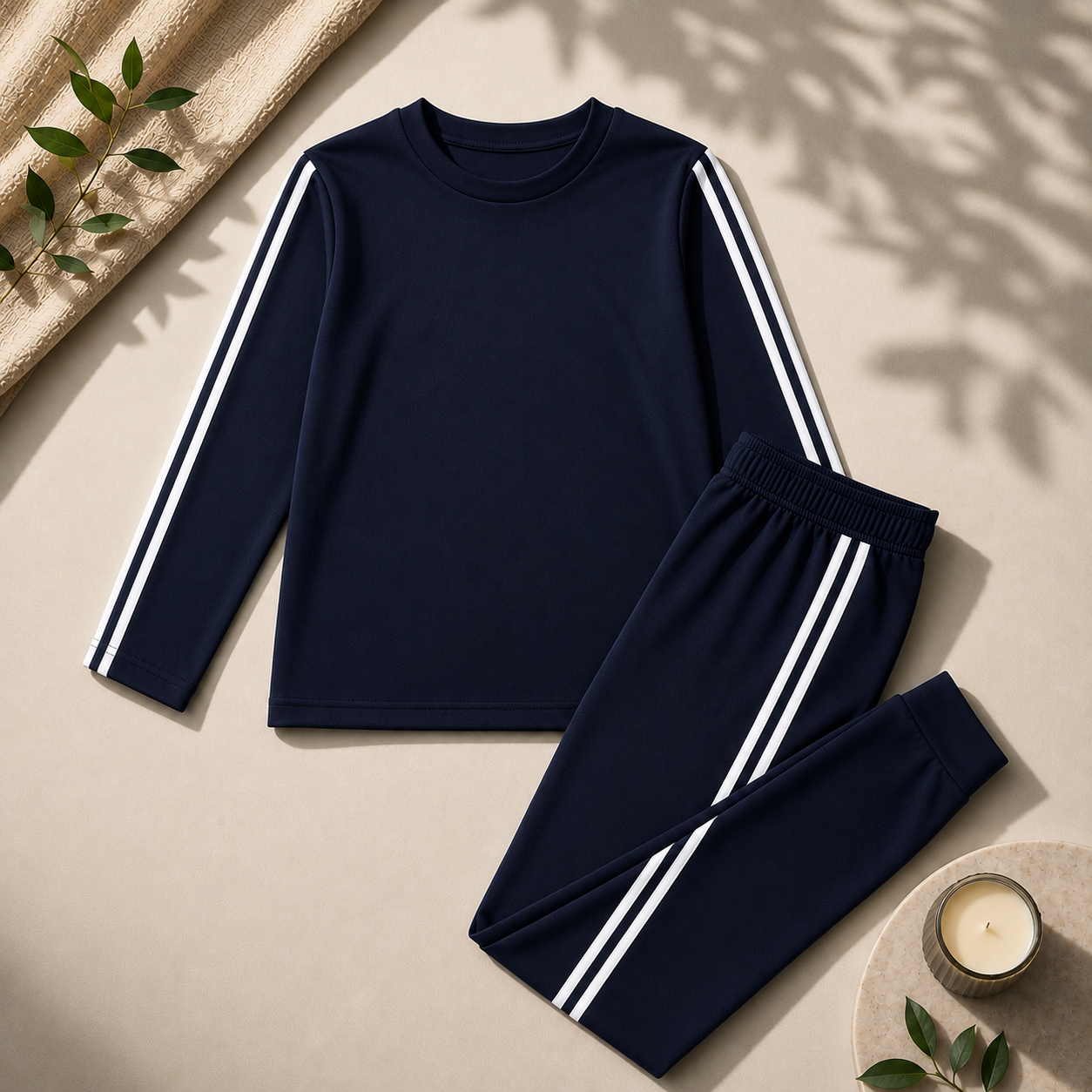 Plush- Girls Relaxed Fit Co-Ord in Black