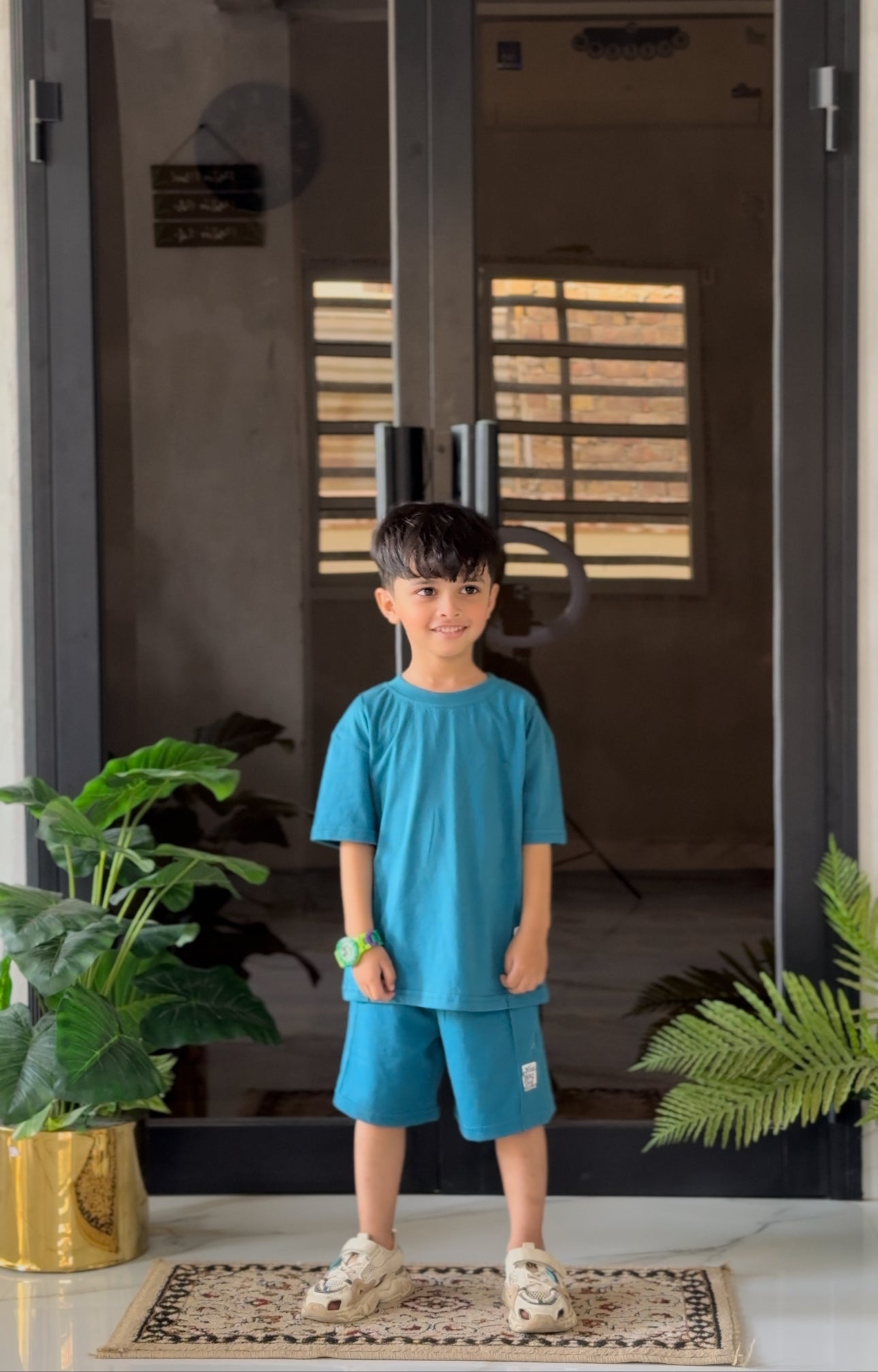 Boys Teal Blue 