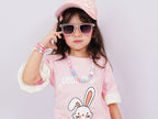 PLUSH-Nifty Basics - Bunny in Peach with Trousers