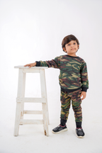 Plush -  Fleece Shirt & Trouser - Camouflage Green