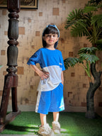 Nifty Basics Boys T-Shirt and Shorts Set (Brooklyn) – Royal Blue & White