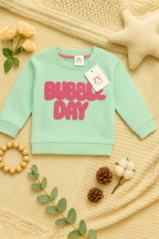 Full Sleeves Sweat Shirt - Bubble Day Ice Green