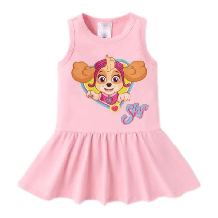 PLUSH-Summer Dress - Lady Tramp in Pink