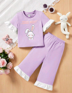 PLUSH-Nifty Basics - Bunny in Purple with Trousers