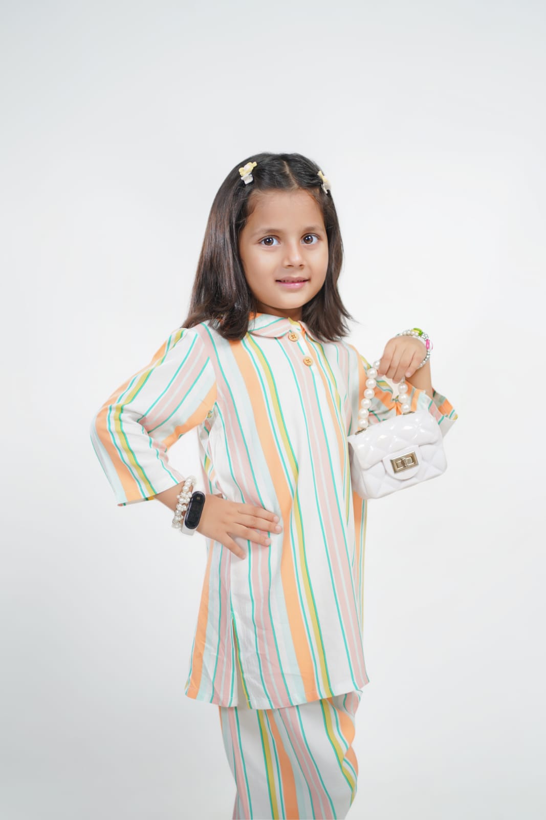 GIRLS SHIRT TROUSER SET