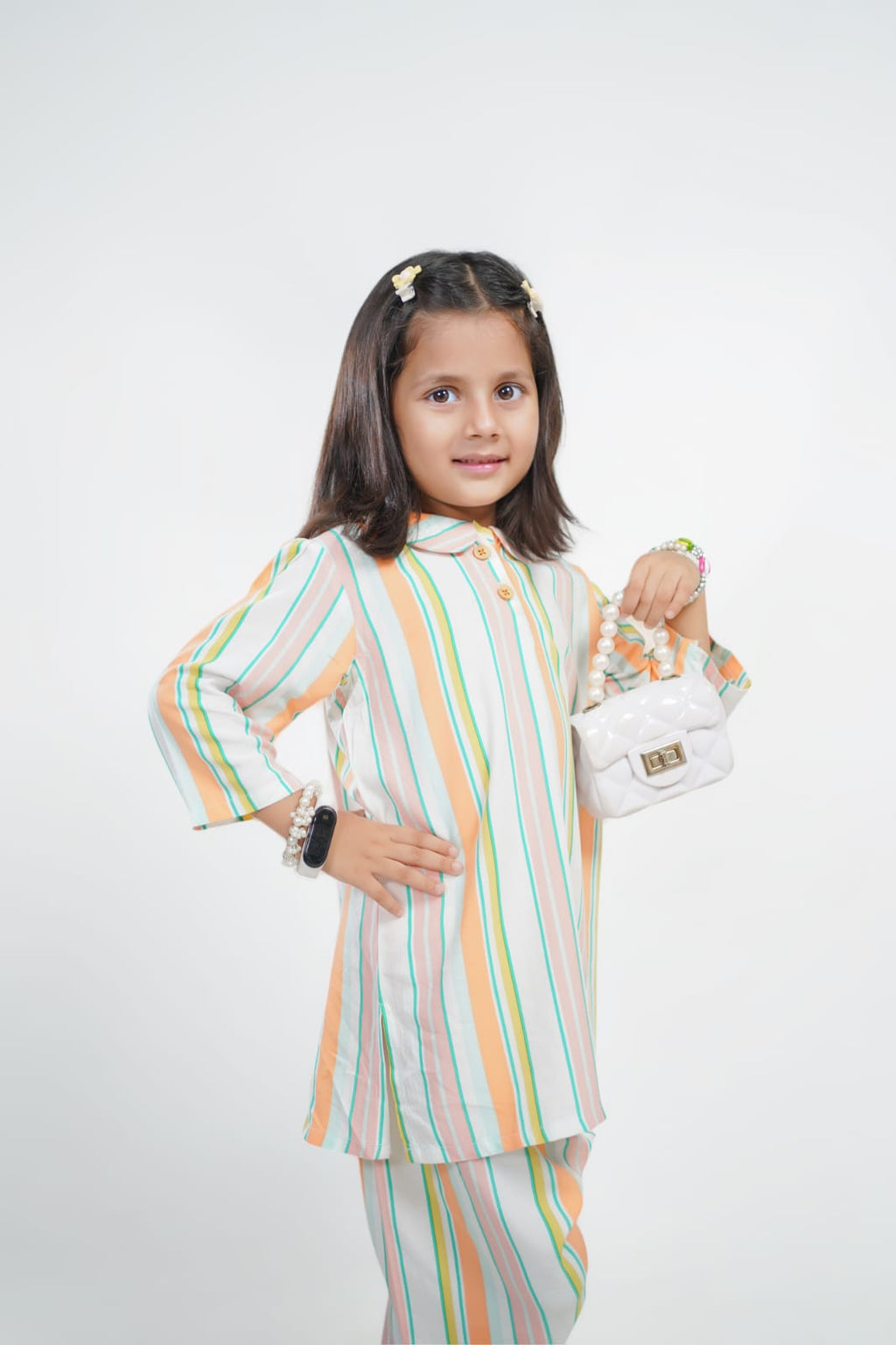 GIRLS SHIRT TROUSER SET