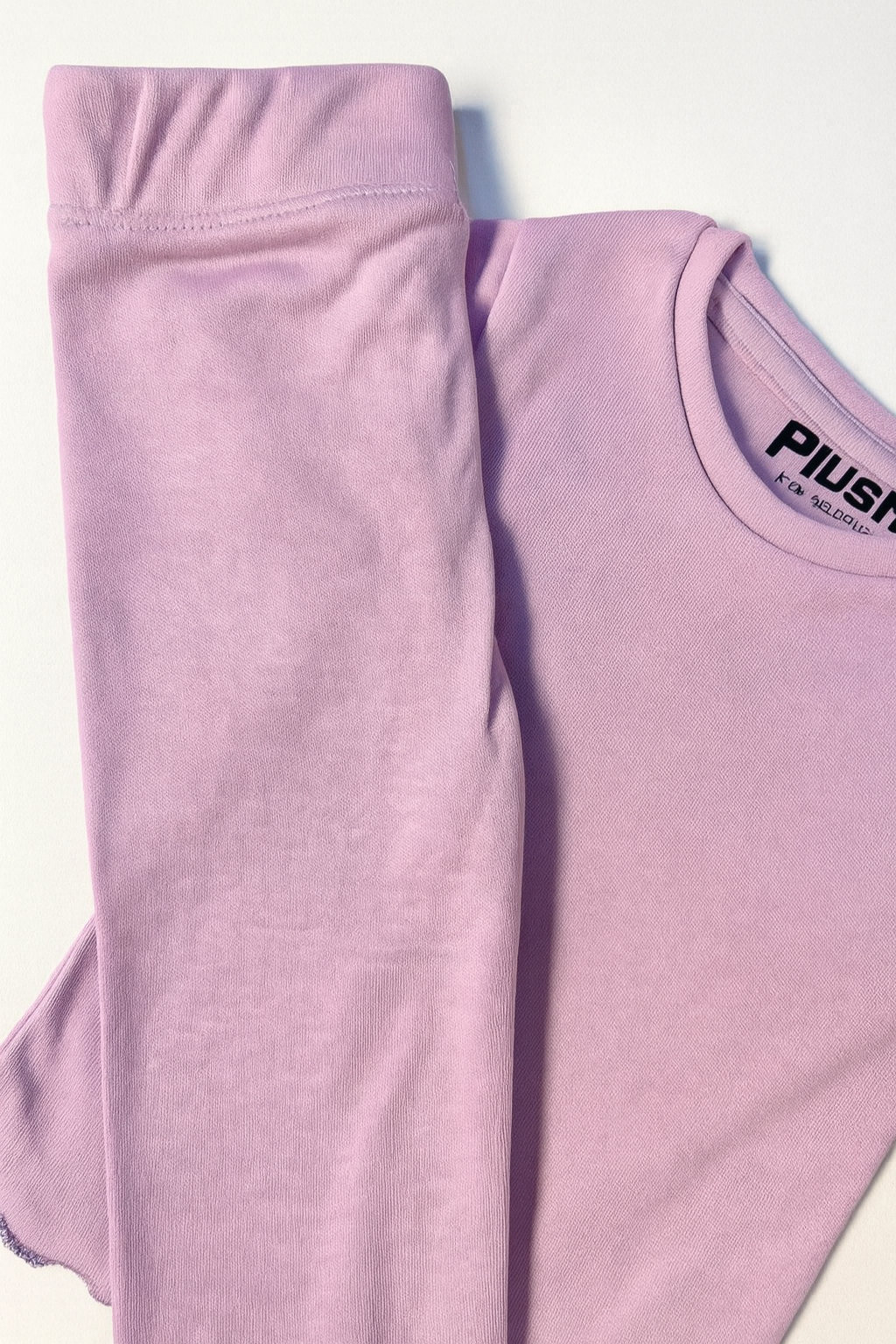 Plush-Premium Basics Casual Wear P/J Set Purple