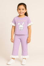 PLUSH-Nifty Basics - Bunny in Purple with Trousers