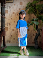 Nifty Basics Boys T-Shirt and Shorts Set (Brooklyn) – Royal Blue & White
