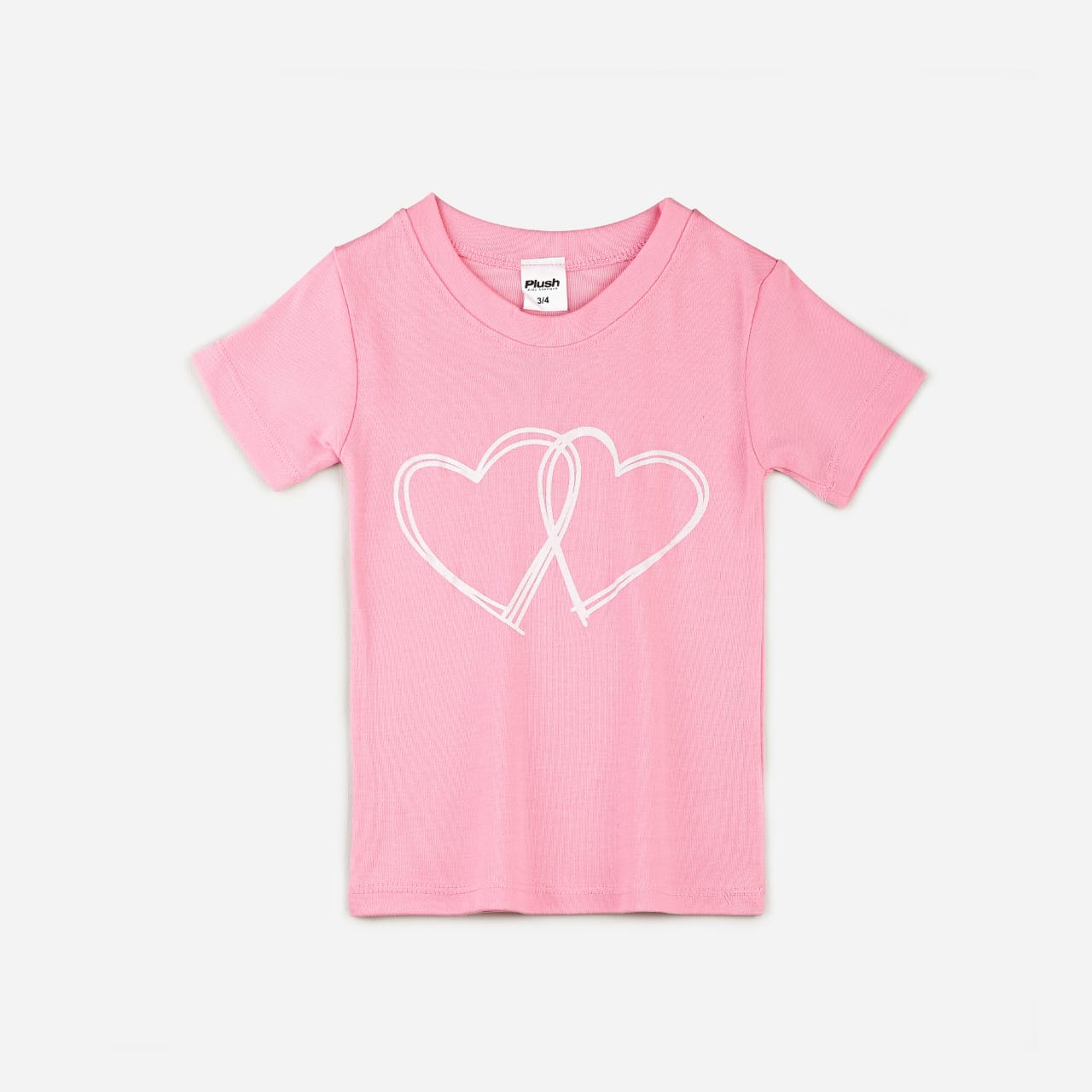 Plush-Nifty Basics Premium - Hearts Pink