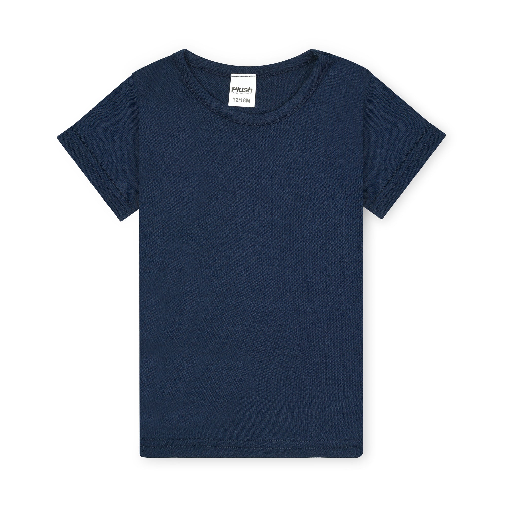 Plush-Premium Basics Casual Wear P/J Set Navy Blue