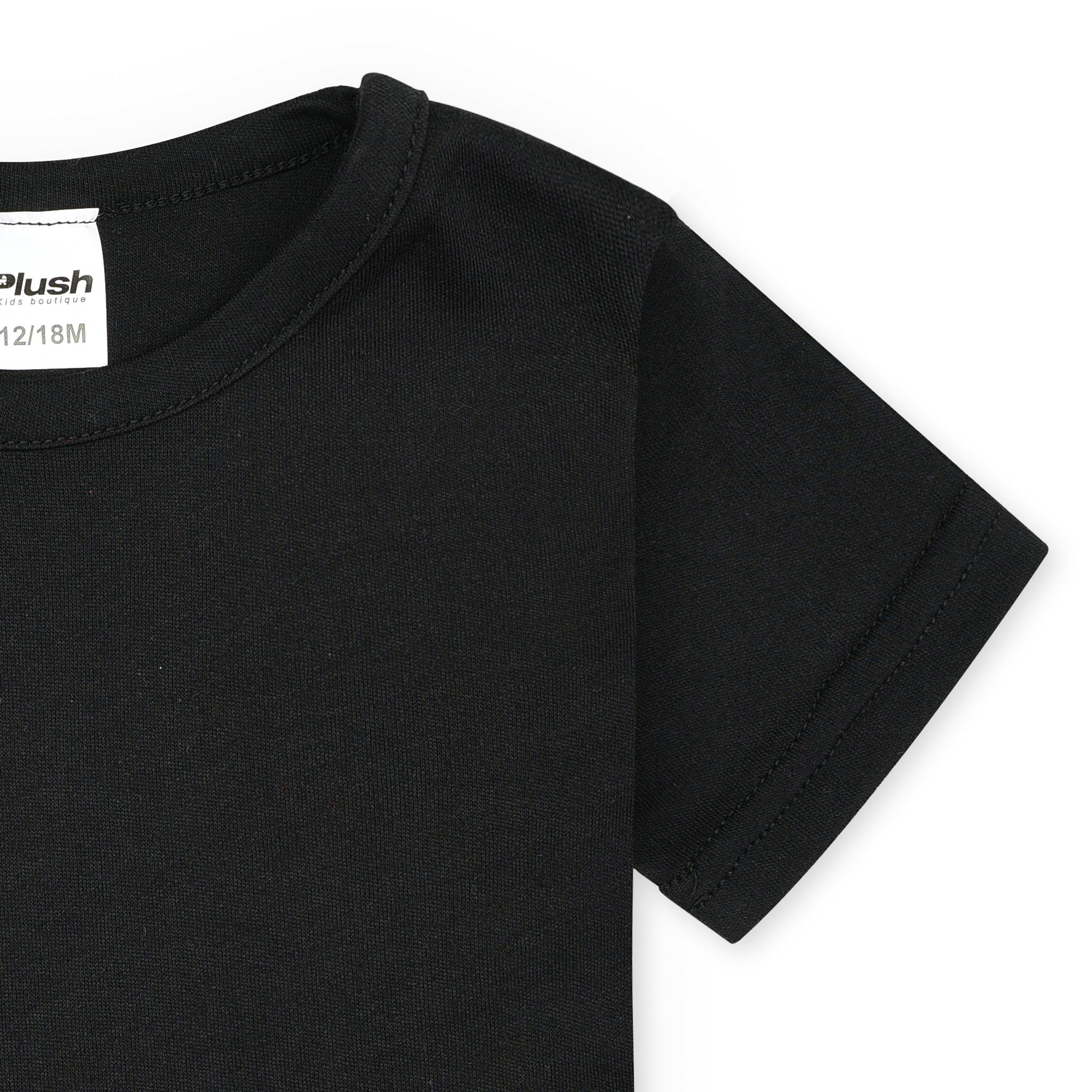 Plush-Premium Basics Casual Wear Set Black
