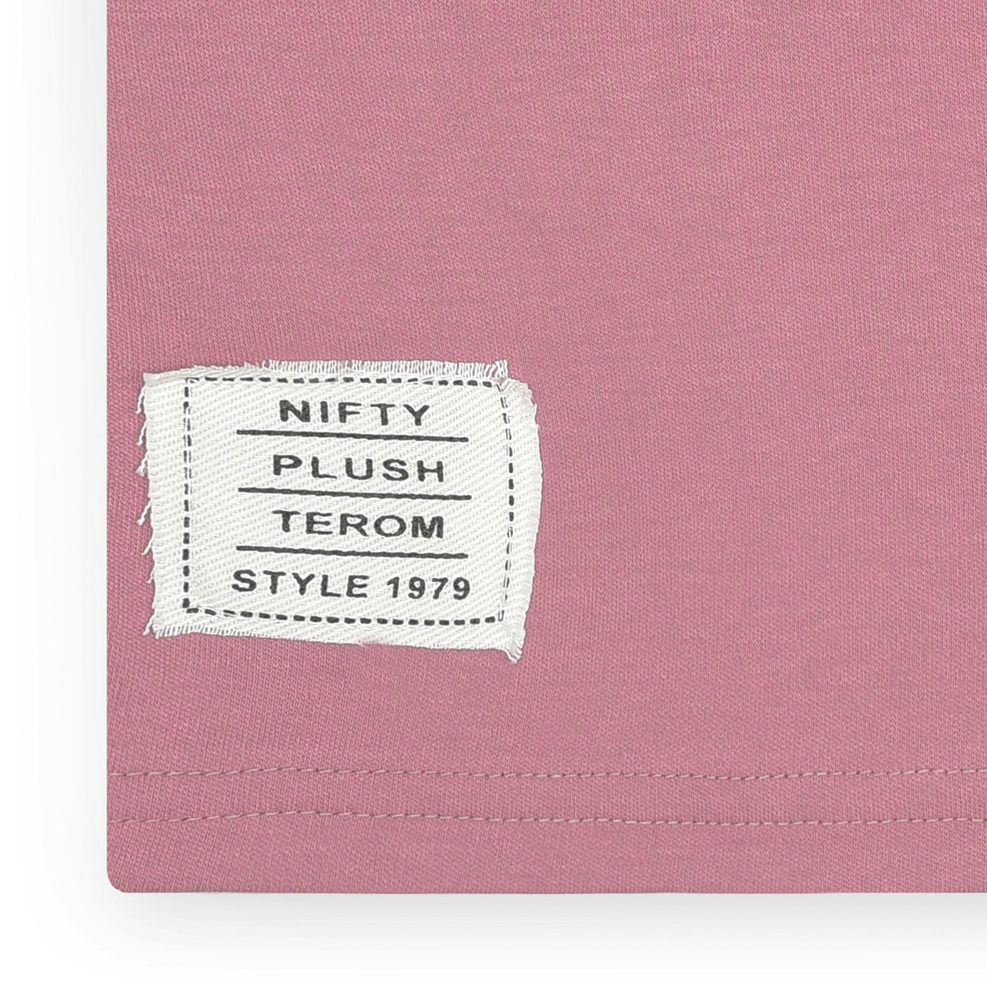 Plush-Nifty Basic Short & Shirt Set - Rose Pink