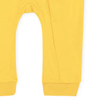 Plush-Baby Soft Bamboo Viscose Button Romper - Yellow